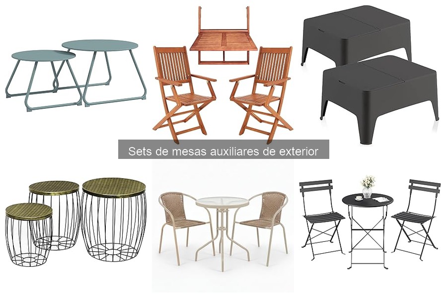 Cómo elegir la mesa auxiliar de exterior perfecta