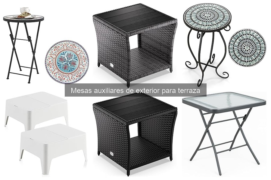 Cómo elegir la mesa auxiliar perfecta para tu terraza