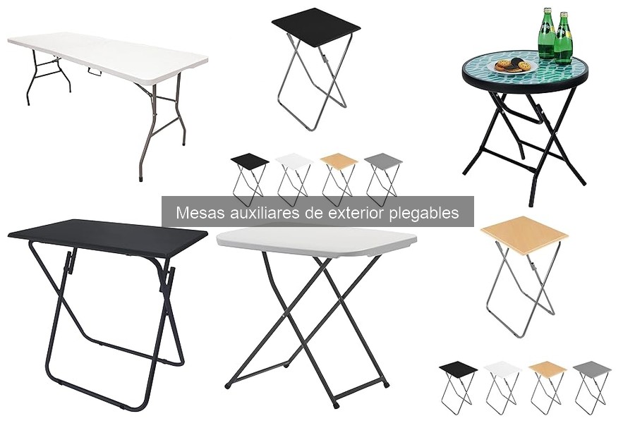 Cómo elegir la mesa auxiliar plegable perfecta para exterior