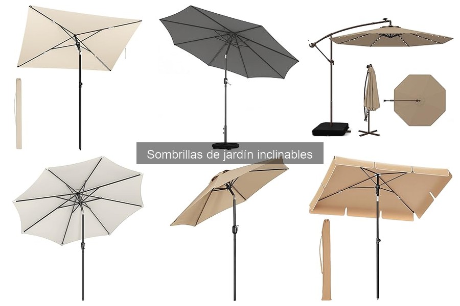 Cómo elegir la sombrilla de jardín inclinable adecuada