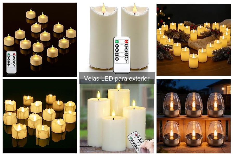 Cómo elegir las mejores velas LED para tu jardín