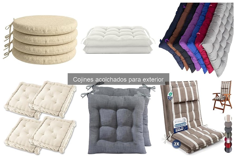 Cómo elegir los mejores cojines acolchados para exterior