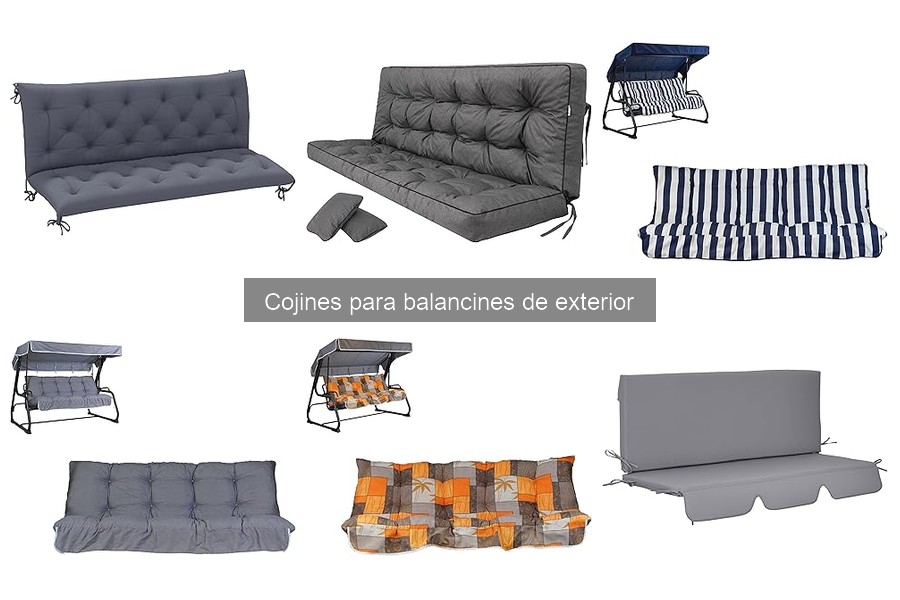 Cómo elegir los mejores cojines para balancines de exterior