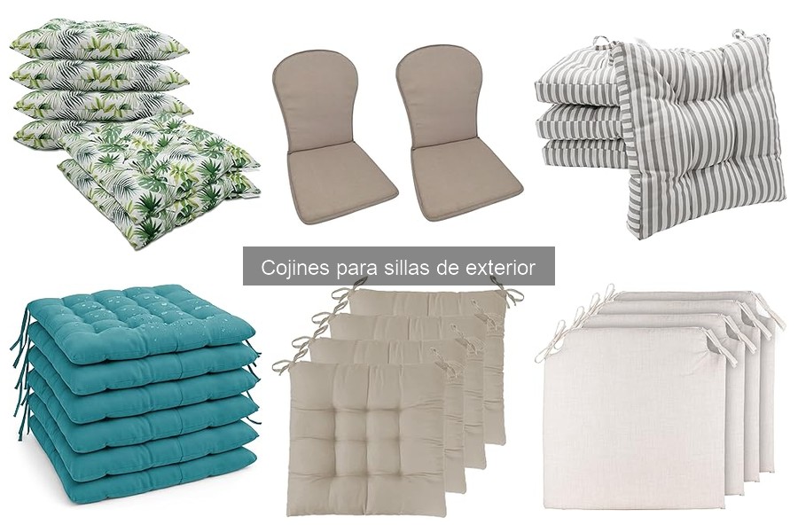 Cómo elegir los mejores cojines para sillas de exterior