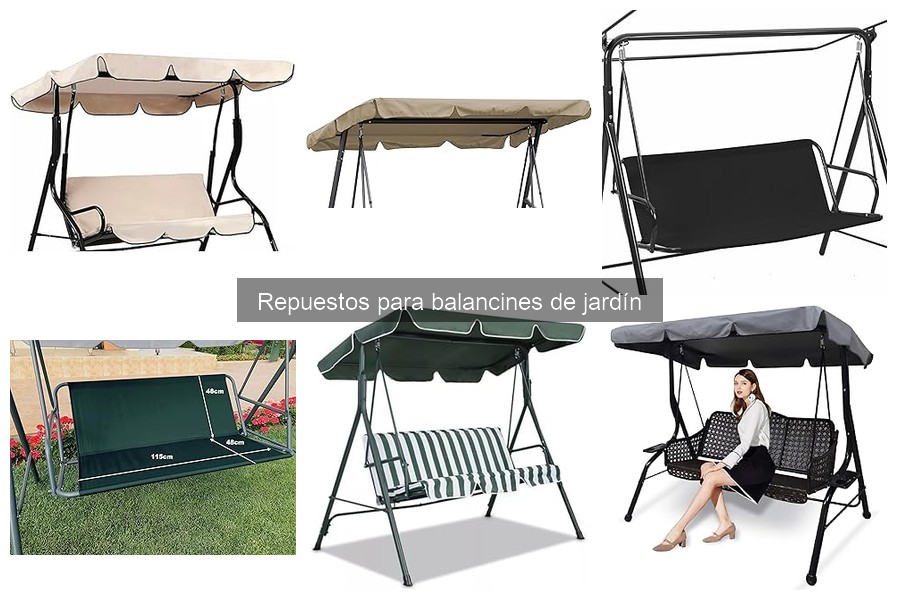Cómo elegir los mejores repuestos para balancines de jardín
