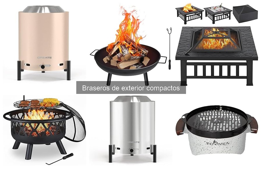 ¿Cómo elegir un brasero de exterior compacto adecuado?