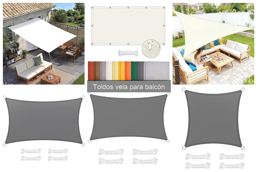 Cómo hacer un toldo vela DIY para tu balcón