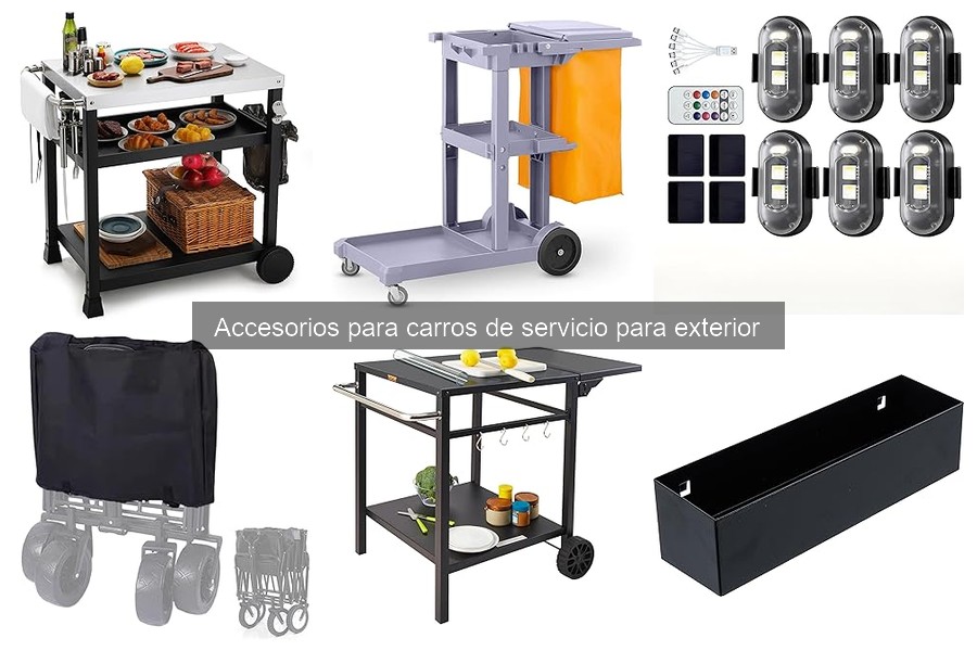 Cómo Instalar Accesorios para Carros de Servicio Exterior