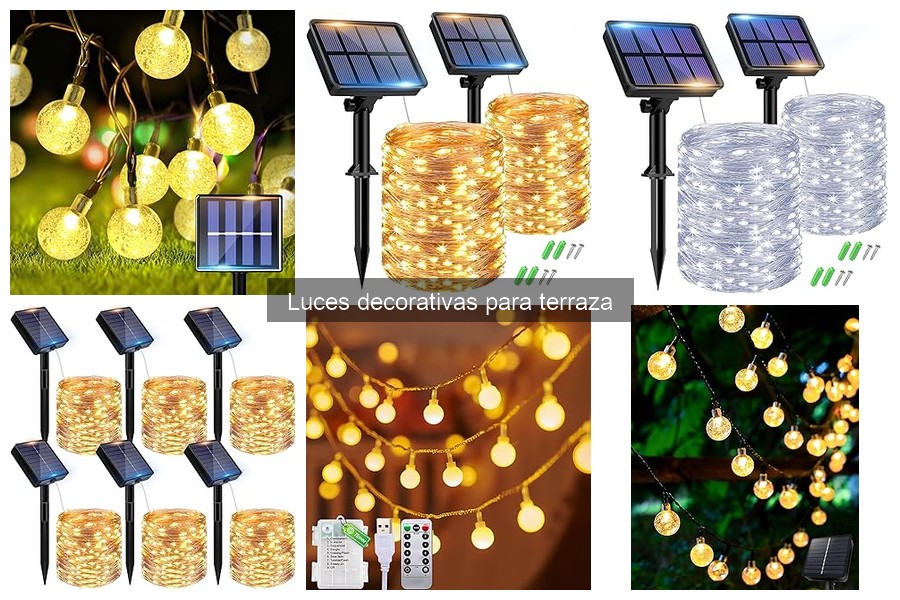 Cómo instalar luces decorativas en la terraza fácilmente