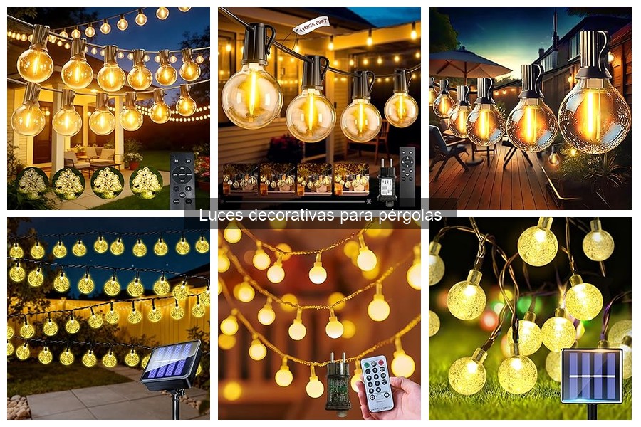 Cómo instalar luces decorativas en pérgolas fácilmente