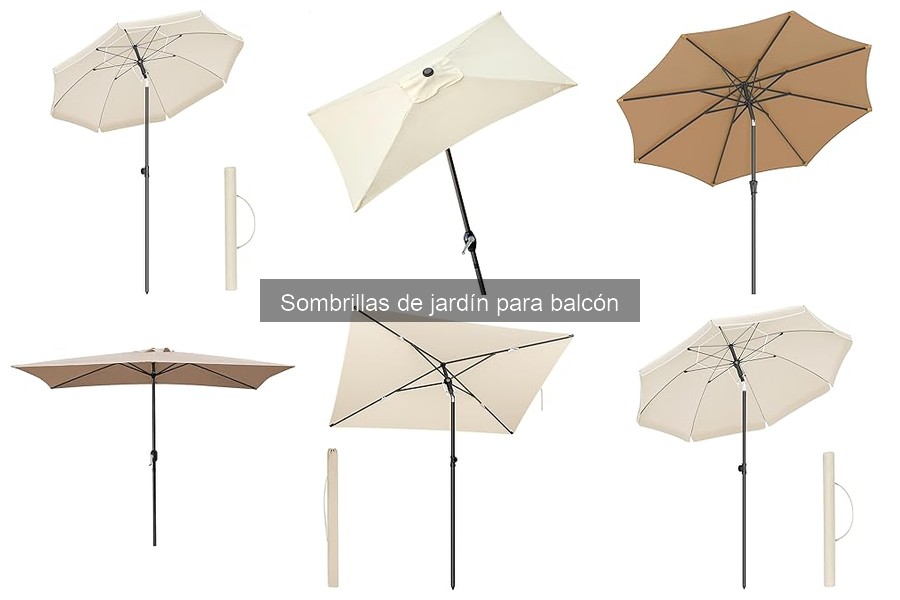 Cómo instalar sombrillas de jardín para balcón fácilmente