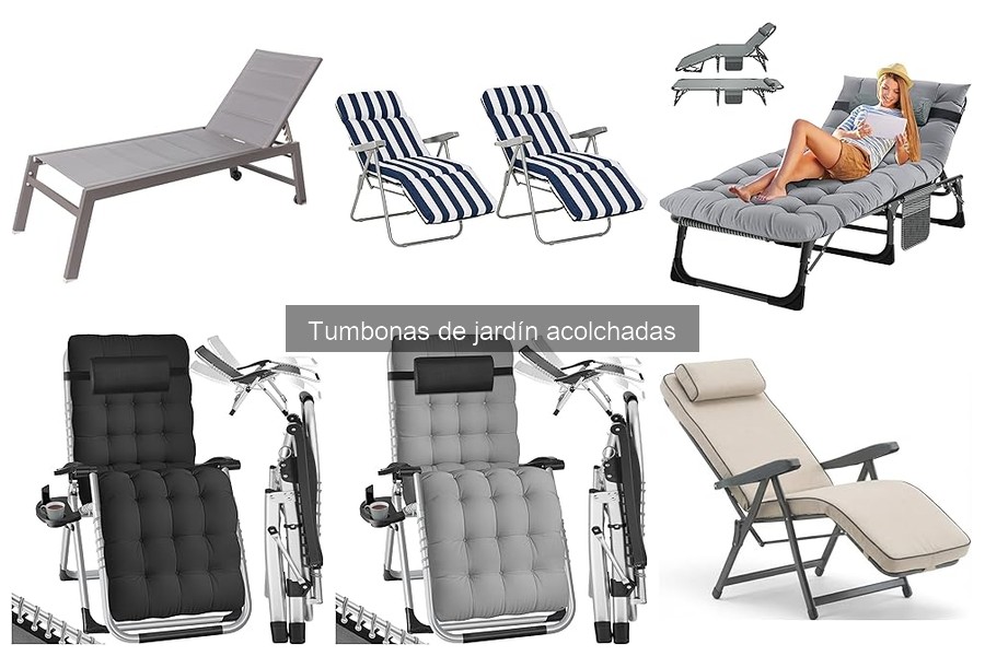 Cómo instalar tumbonas de jardín acolchadas fácilmente