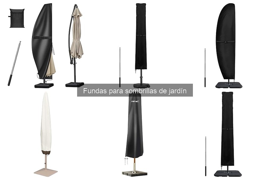 Cómo instalar una funda en sombrillas de jardín fácilmente