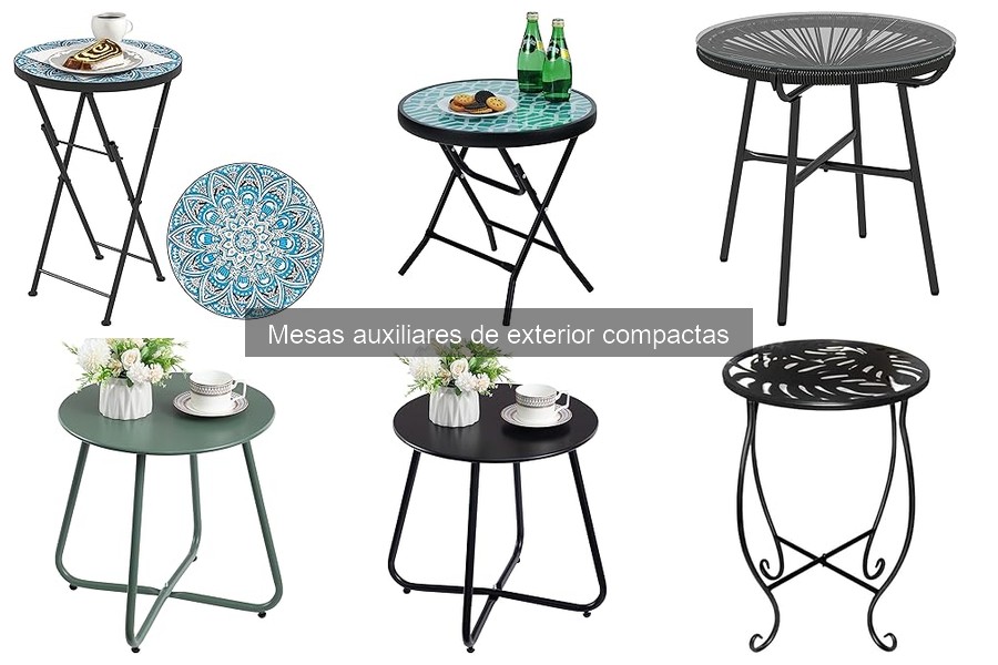 Cómo instalar una mesa auxiliar de exterior compacta