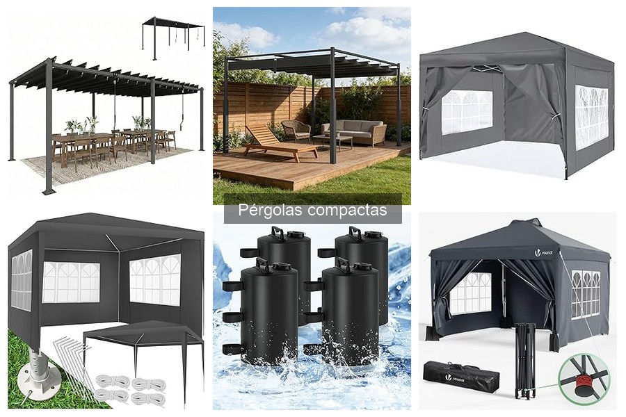 Cómo instalar una pérgola compacta en tu jardín fácil