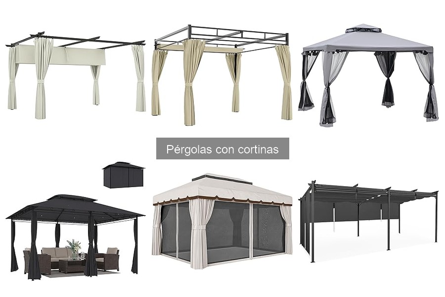 Cómo instalar una pérgola con cortinas: guía práctica