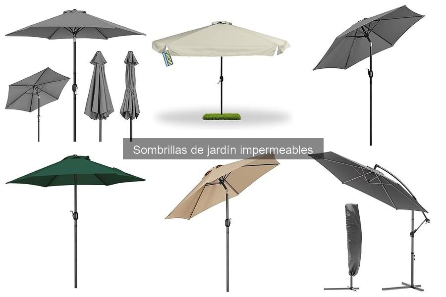 Cómo instalar una sombrilla impermeable en tu jardín