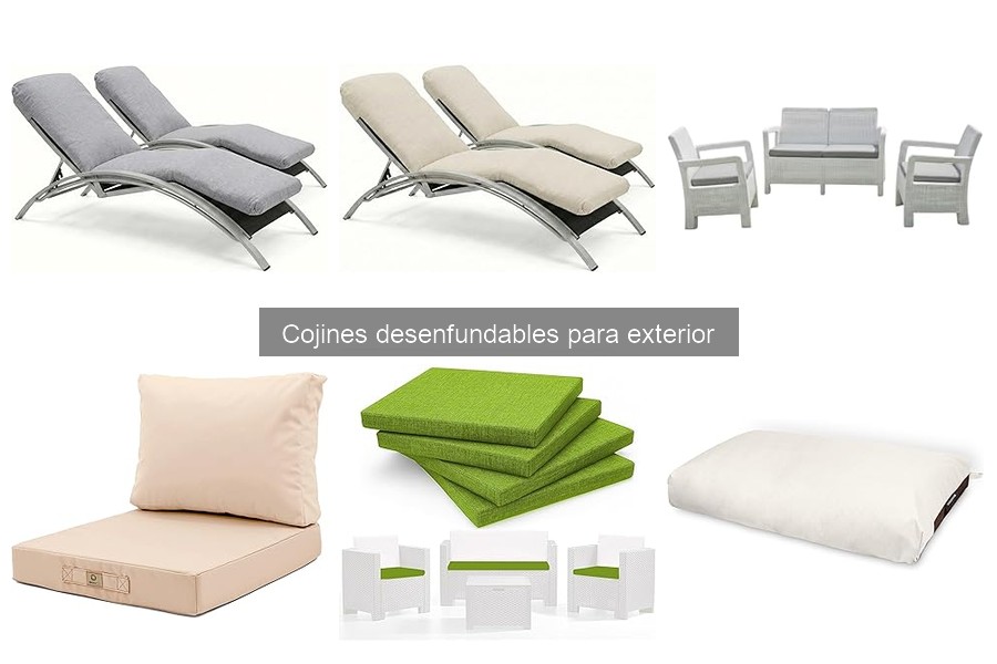 Cómo limpiar cojines desenfundables para exteriores