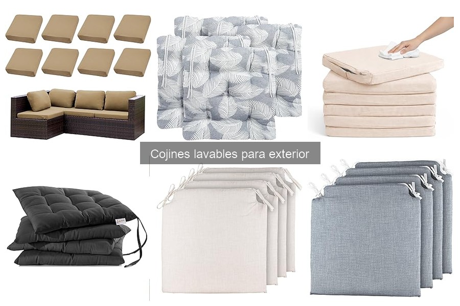 Cómo limpiar cojines lavables para exterior fácilmente