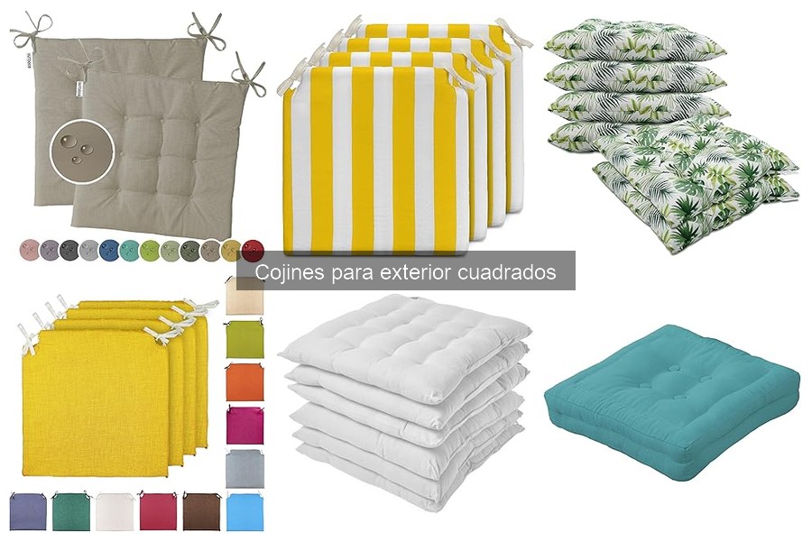 Cómo limpiar cojines para exterior cuadrados: consejos prácticos