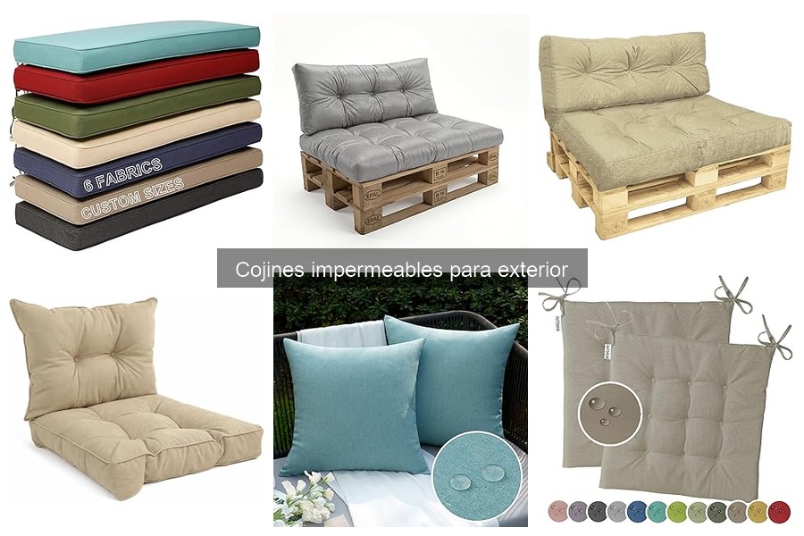 Cómo limpiar y cuidar cojines impermeables para exterior