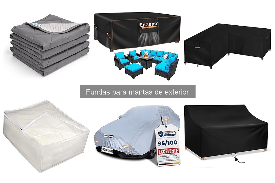 Cómo limpiar y mantener fundas para mantas de exterior