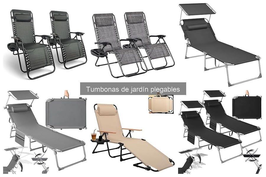 Cómo limpiar y mantener tumbonas de jardín plegables