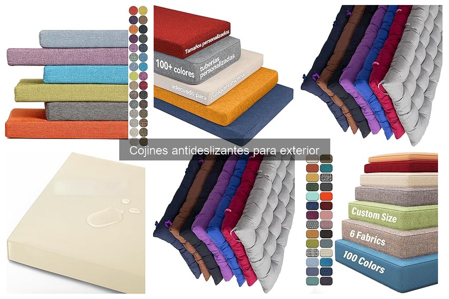 Cómo mantener cojines antideslizantes para exterior