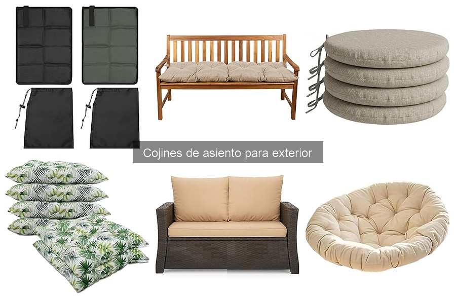 Cómo mantener cojines de asiento de exterior en perfecto estado