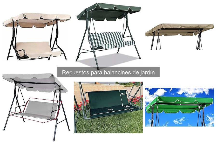 Cómo mantener los repuestos de balancines de jardín