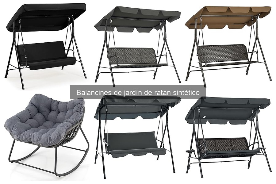 Cómo mantener tu balancín de jardín de ratán sintético