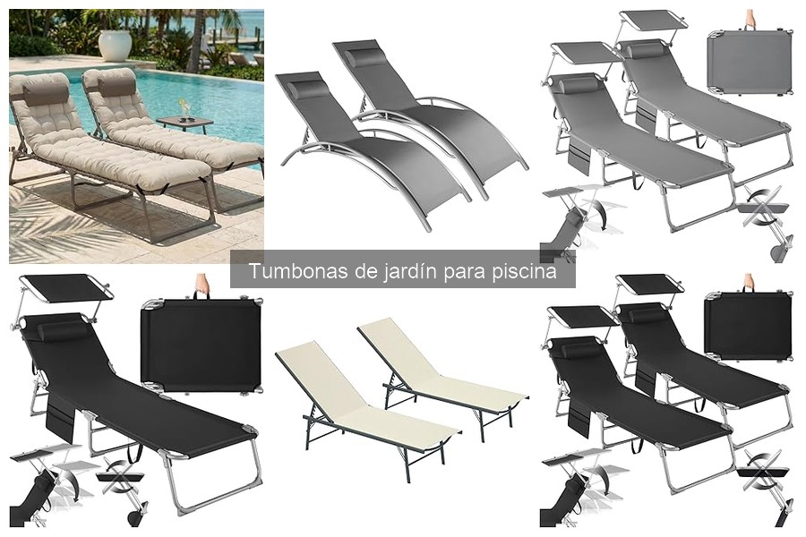 Cómo mantener y cuidar tus tumbonas de jardín para piscina