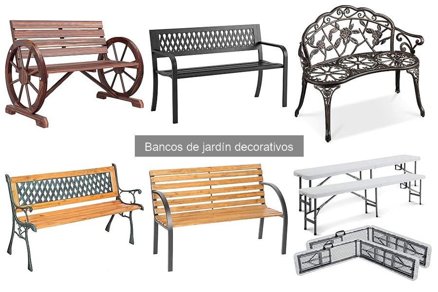Cómo mantener y limpiar bancos de jardín decorativos