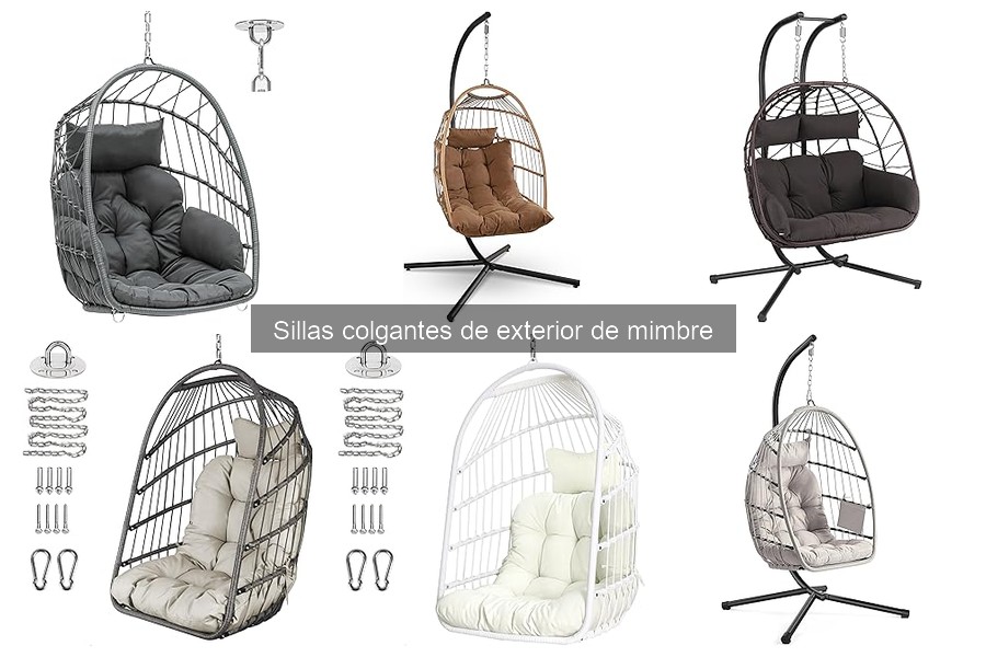 Cómo mantener y limpiar sillas colgantes de mimbre