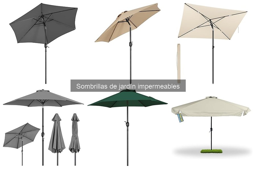Cómo mantener y limpiar sombrillas de jardín impermeables
