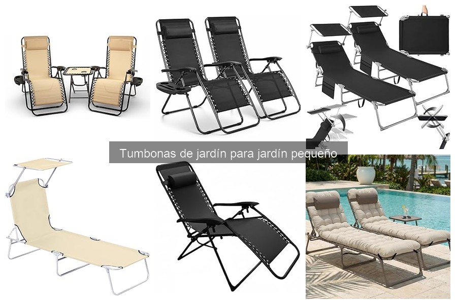 Cómo mantener y limpiar tumbonas de jardín pequeñas
