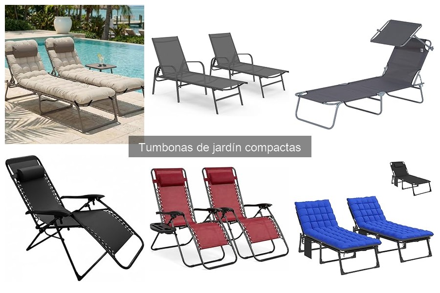 Cómo montar y ajustar tu tumbona de jardín compacta