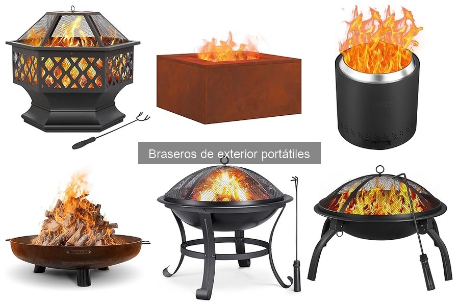 Cómo usar un brasero portátil para disfrutar al aire libre