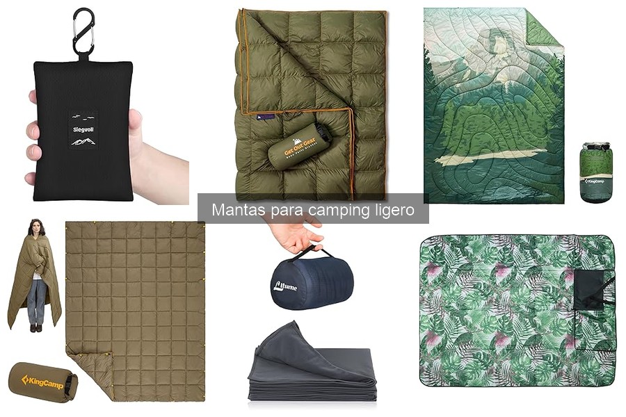 Cómo usar una manta para camping ligero de forma efectiva