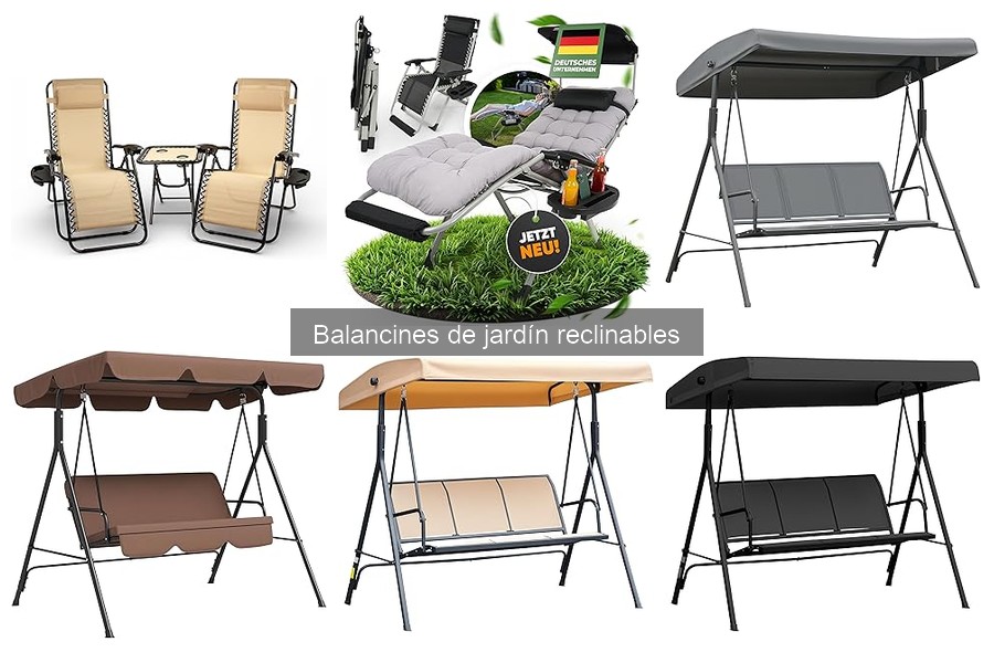 Cómo utilizar un balancín de jardín reclinable correctamente