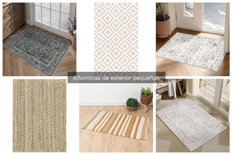 Comparativa: Alfombras de Exterior Pequeñas vs. Grandes
