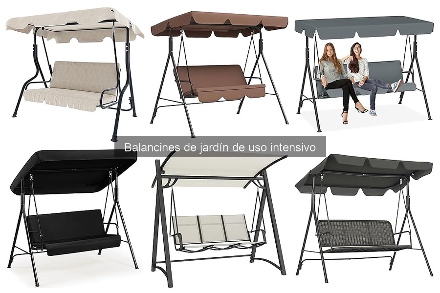 Comparativa: Balancines de Jardín de Uso Intensivo vs Estándar