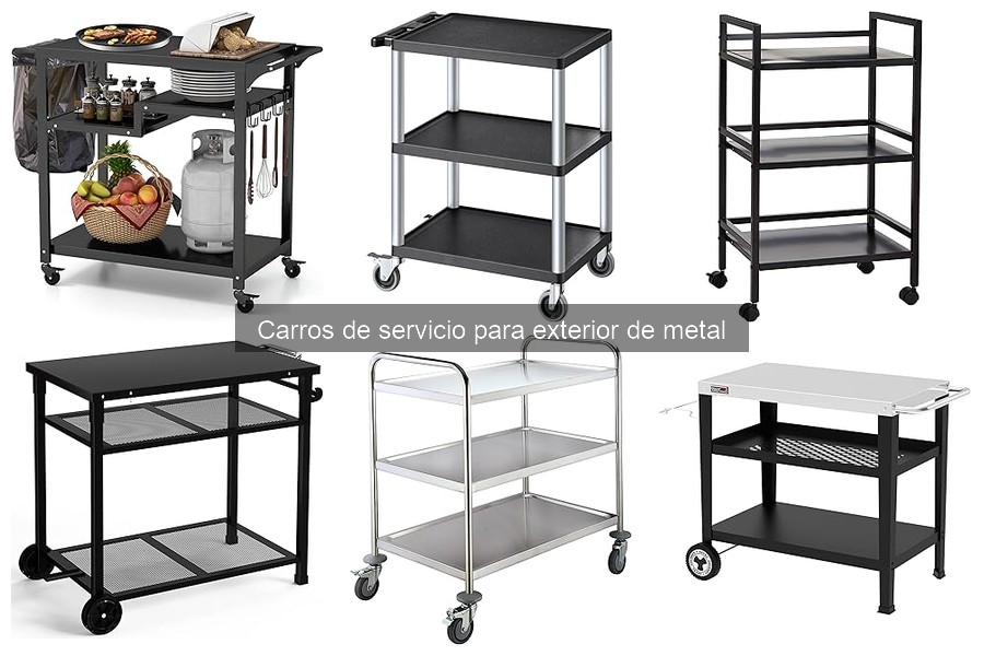 Comparativa: Carros de Servicio de Metal vs Plástico