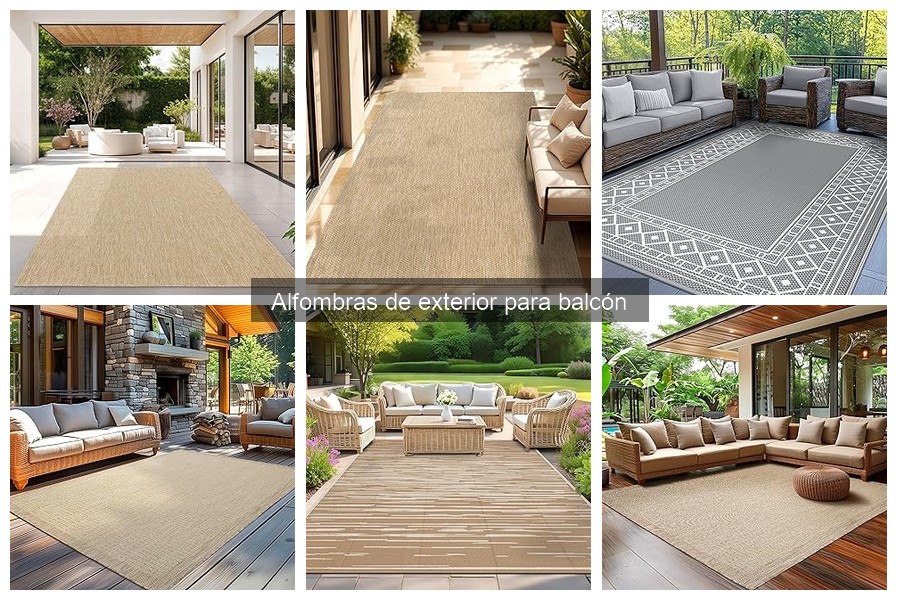 Comparativa de alfombras de exterior: precios y características