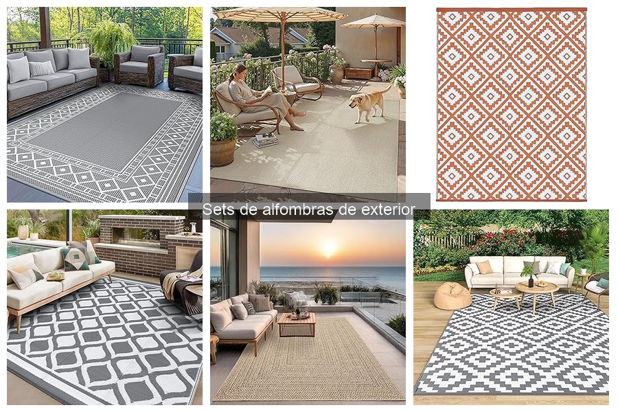 Comparativa de Alfombras de Exterior: PureCozy vs. Mokani vs. Kansas