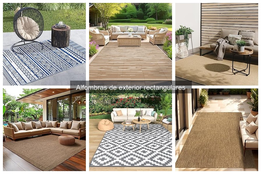 Comparativa de alfombras de exterior rectangulares y marcas