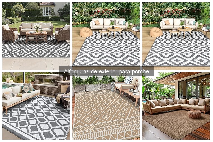 ** Comparativa de Alfombras de Exterior: Sisal, Polipropileno y Nylon