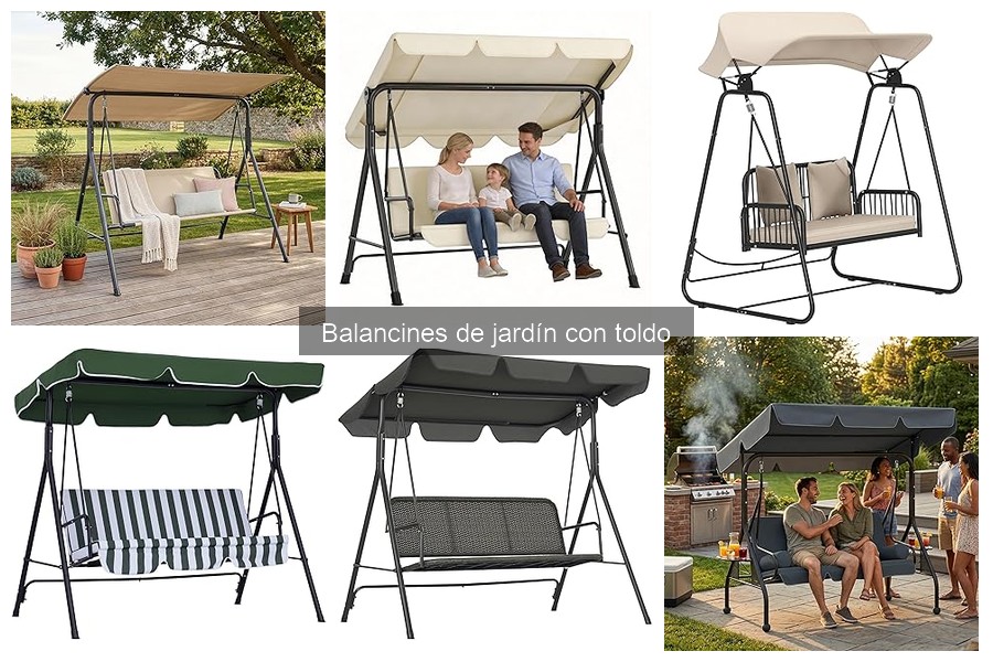 Comparativa de Balancines de Jardín con Toldo: Mejores Marcas