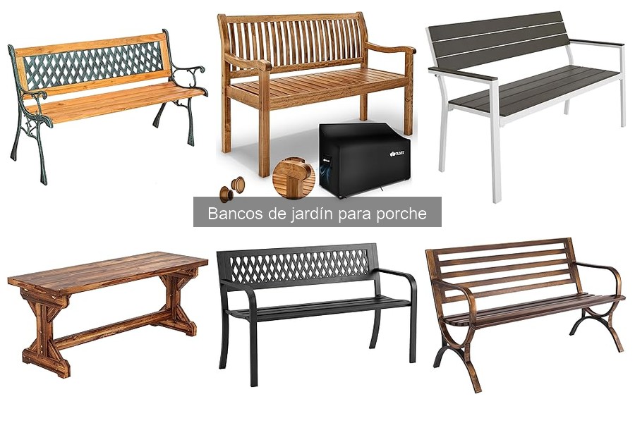Comparativa de bancos de jardín: marcas y precios destacados