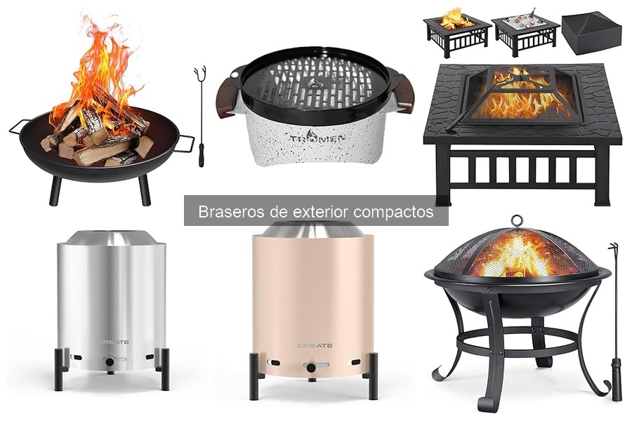 Comparativa de braseros de exterior compactos: calidad y precio
